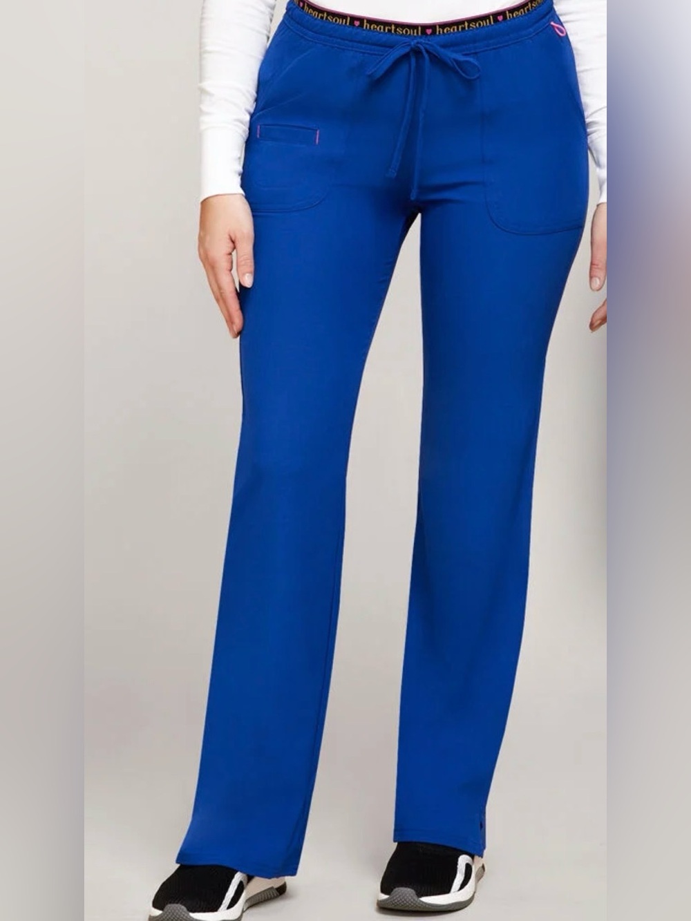 HeartSoul Heart Breaker Women’s scrub bottoms Galaxy Blue Extra Large Petite XLP